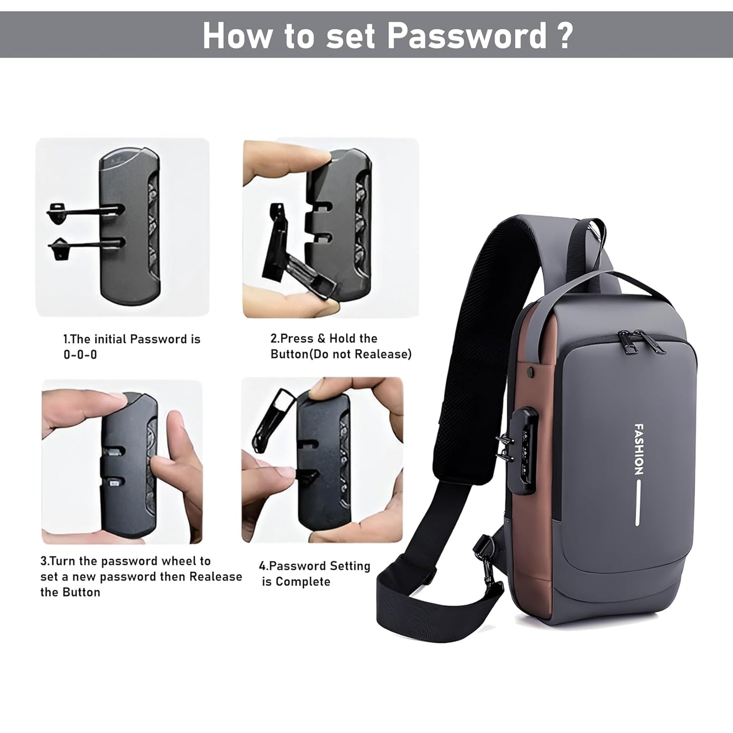 Sling Bag for Men & Women