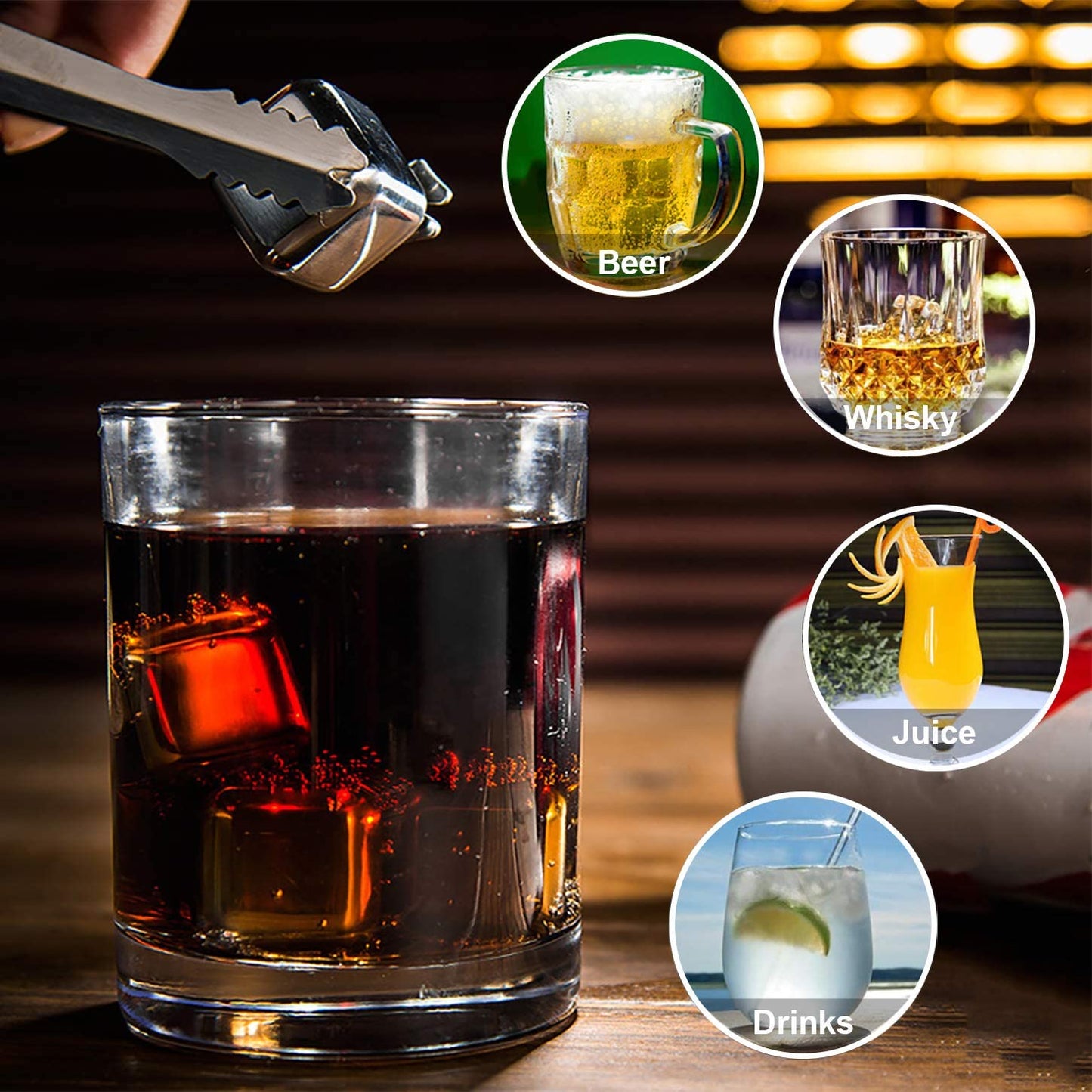 Stainless Steel High Cooling Ice Cubes