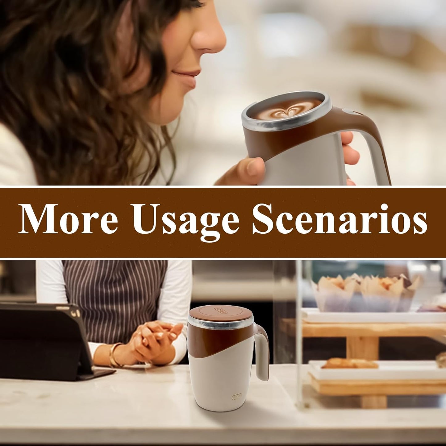 Self Stirring Magnetic Mug