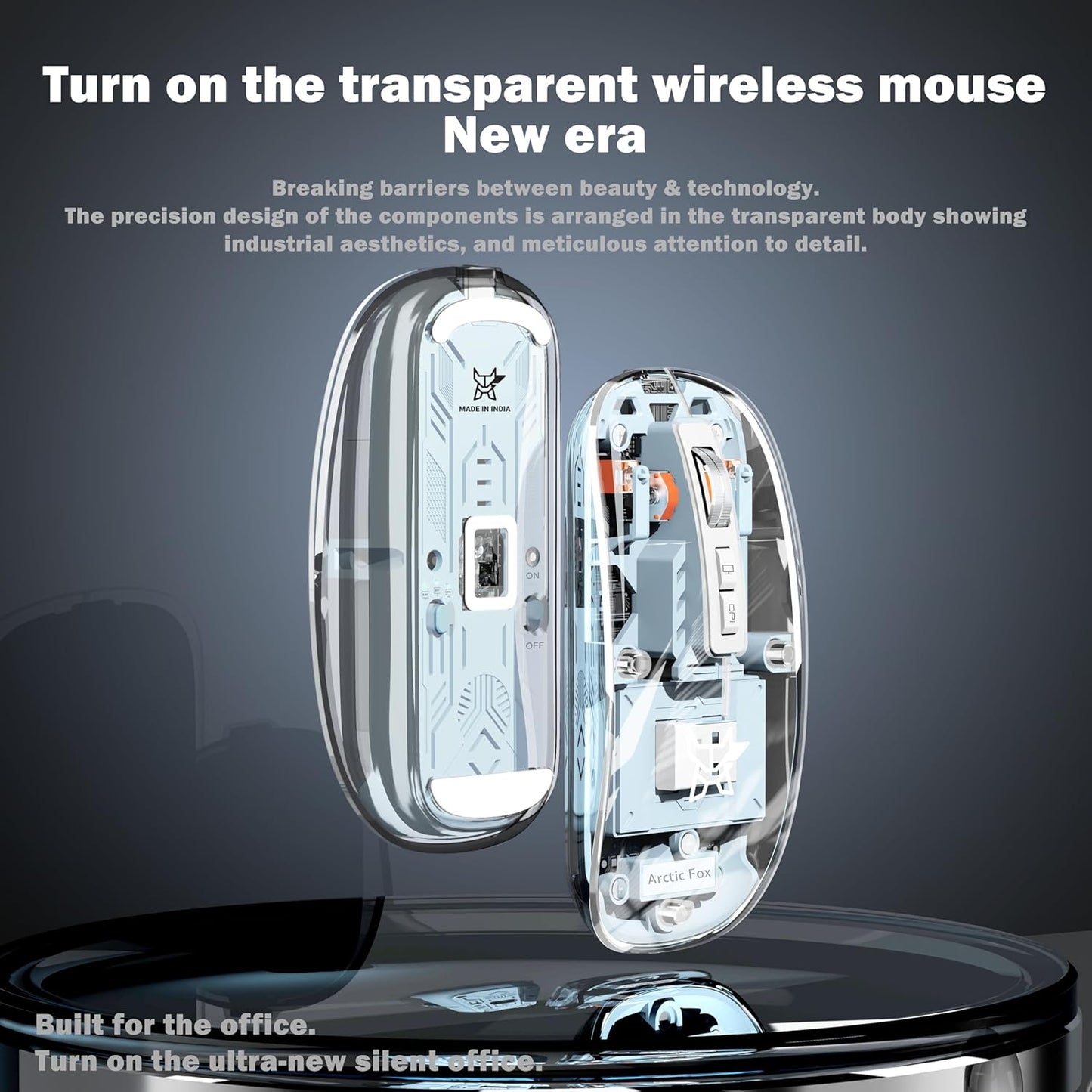 Rechargeable Transparent Mouse