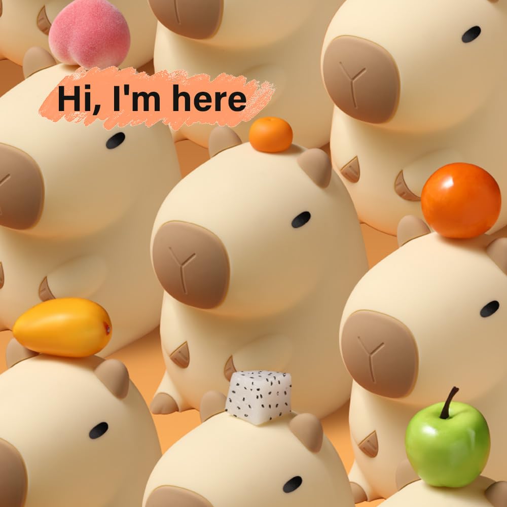 USB Rechargable Capybara Night Light