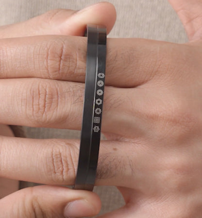 Balance 7 Chakra Kada Bracelet For Men