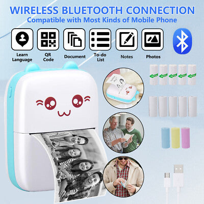 Inkless Bluetooth Pocket Printer